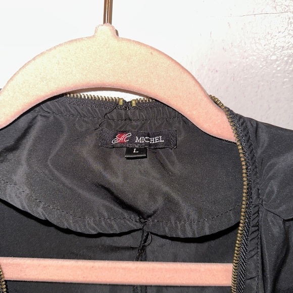 Black Bomber Jacket - Picture 2 of 3